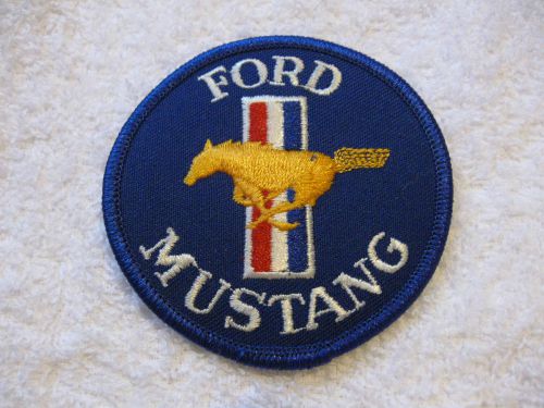 Ford mustang nos sew-on patch-automotive collectible-display-musclecar-jacket!!!