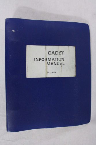 Piper cadet information manual pa-28-161