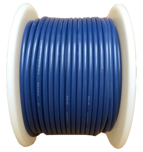16 gauge blue 100 ft primary wire cable copper stranded