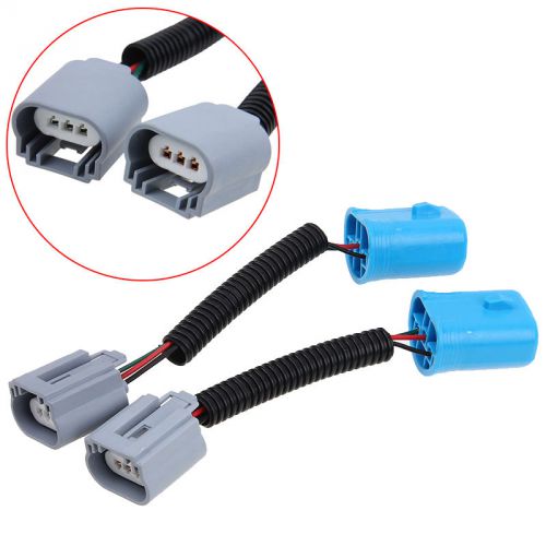 2x hb1 9004 hb5 9007 wire socket ceramic connector male female hid led lamp bulb