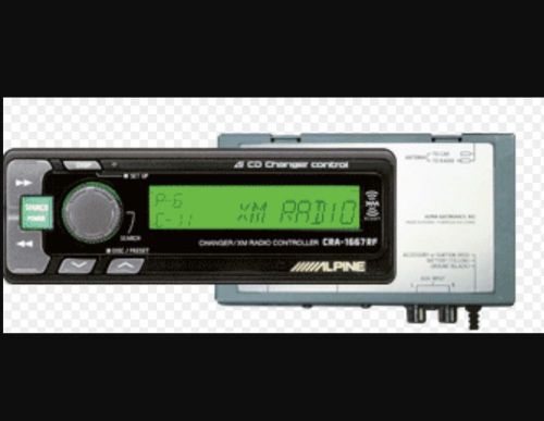 Alpine cd changer controller, xm radio tuner model cra-1667rf