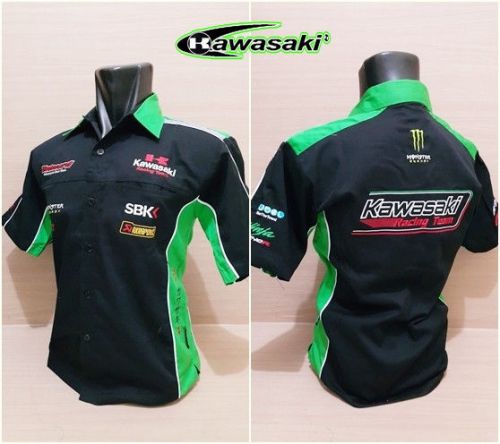 2016 kawasaki racing team japan motor pit shirt  sbk moto cross m l xl asian sz