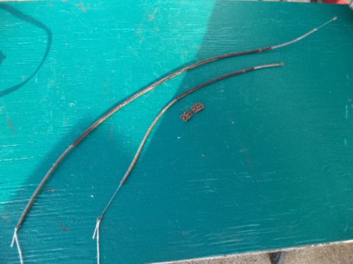 1965 dodge dart heater control cables-pair-work great-look good-free shipping