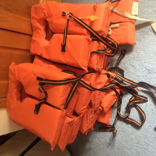 Leather boat seating, cushions and life jackets