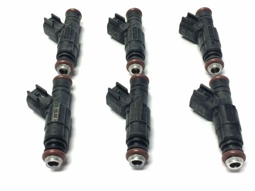 Set of 6 bosch fuel injectors 0280156182 2005-2009 equinox torrent 3.4l v6