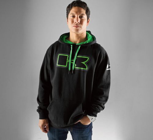 Kawasaki sizzle hooded sweatshirt black