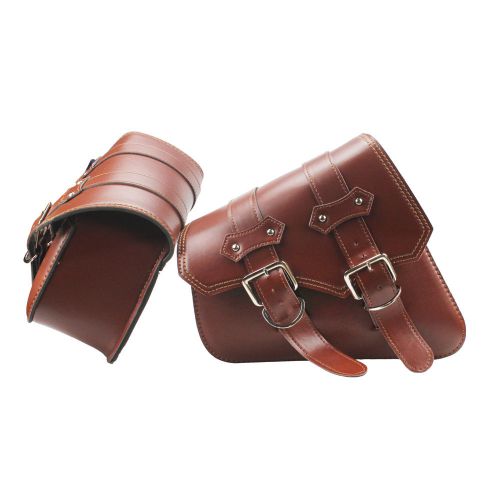 Motor  tool bag sacoches saddlebags brown  for harley davidson xl883 xl1200