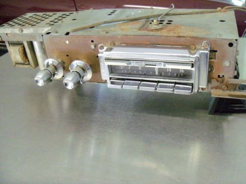 1958 cadillac wonder bar radio with knobs
