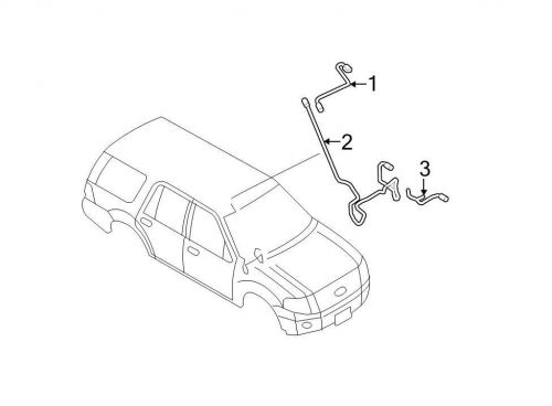 Ford oem gps antenna assembly 8l1z10e893b image 1