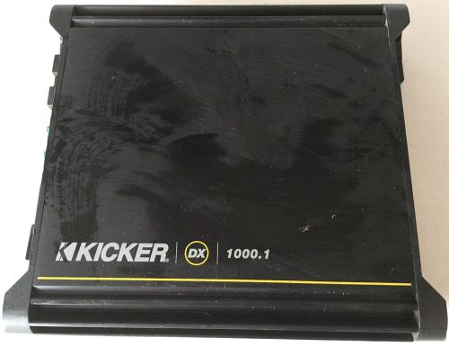 Kicker dx1000.1 class d amplifier