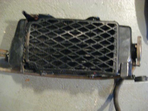 Honda cr 125 right radiator and guard,1984,vintage