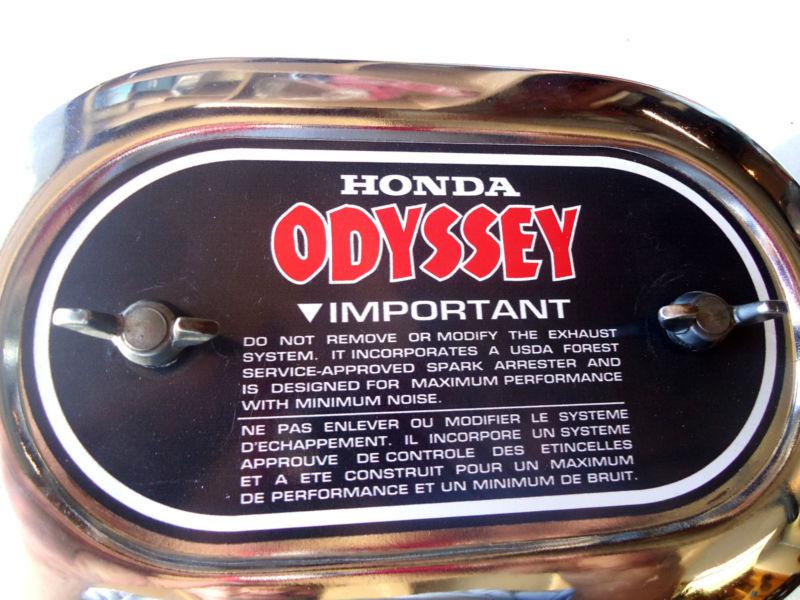 Honda odyssey fl250 fl 250 atv air box air cleaner lid vinyl decal sticker