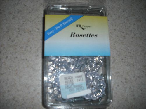 Rv &amp; mobile homes -  clear rosette washers - pack 14 - includes #6 screws