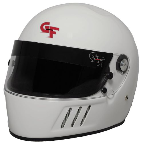 G-force 3123lrgwh gf3 race helmet full face large white sa2015