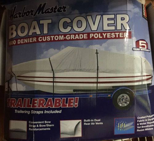 Harbor master boat cover. fits 17-19ft v hull runabouts