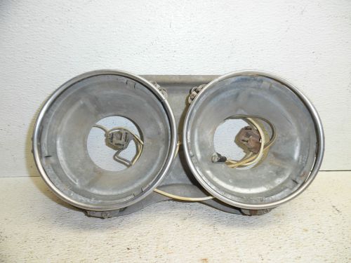 59 1959 amc rambler left headlight headlamp retainer plate panel mount pan