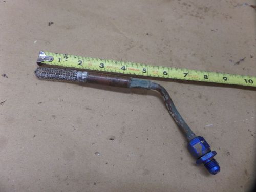 Homebuilt experimental aircraft fuel finger screen pick up fitting tube assy