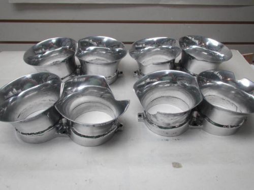 Set of 4  polished stacks 3" for kinsler,crower with bases  fresh polish