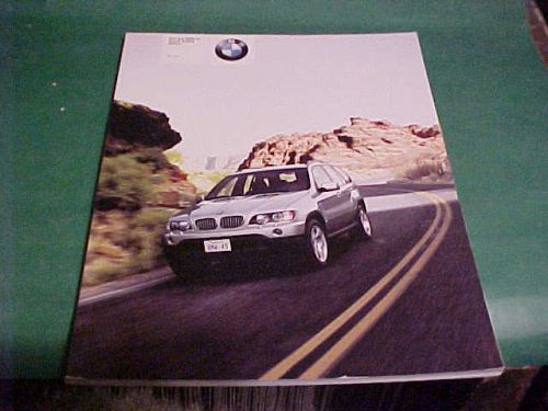 Bmw x5 sports activity 1999 dealer brochure / book