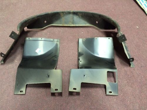 Nos 1960-1962 corvette radiator shroud, complete set (3pc) part# 3770284-287-288
