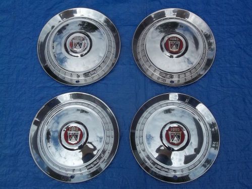 Pretty set of 1954 ford 15&#034; wheelcovers  hubcaps