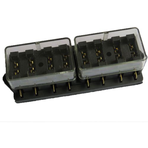 Car truck auto van 8 way circuit standard ato blade fuse box block holder 12v