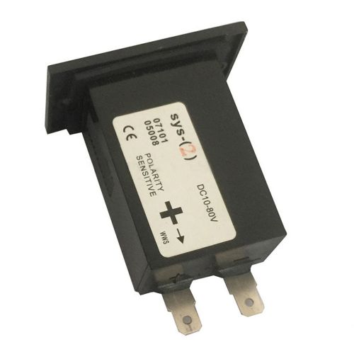 Hot sys-2 dc10v-80v hour meter gauge for boat car truck engine rectangular