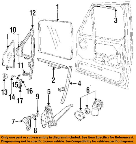 Ford oem 87-97 f-250 front door-handle left e9tz1522917a