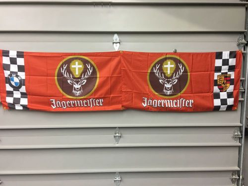 Jägermeister racing bmw porsche flag banner ~ 3.0cs 320i m3 dtm 911 934 956 k3