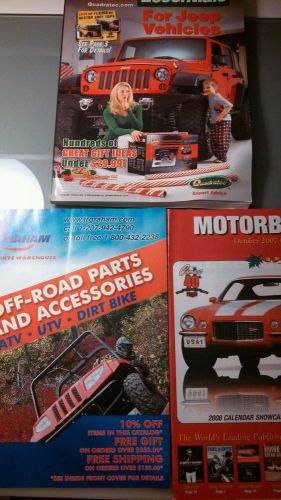 Jeep quadratec,motor books,jr graham mixed literature lot atv cj5 cj7 4 wheeler