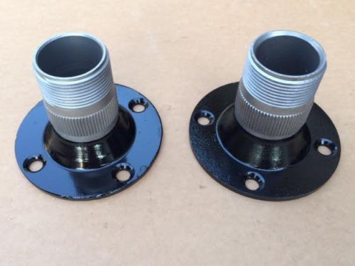 1 pair triumph tr3 , tr4, tr250 &amp; tr6 bolt on wire wheel splined hub adapters