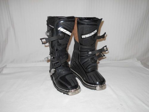 Youth"answer"fazer motocross boots(us-3)black