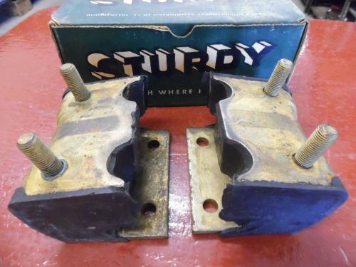 1954 1956 1957 1958 ford 6 front pair sturdy motor mount nors m421
