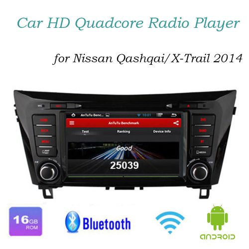 Android4.4 car hd quadcore radio player for nissan qashqai/x-trail 2014 gps/wifi