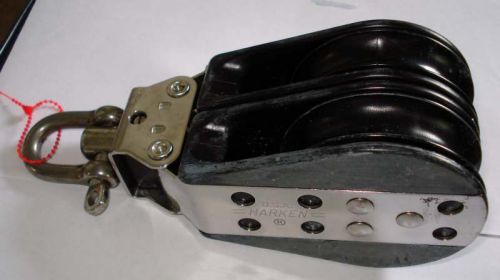 Harken double/swivel block 6", mwl2426, model #2662, new