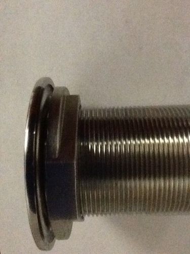 Gem 2 inch stainless steel thru hull boat connector