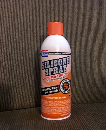 Cyclo heavy duty silicone spray synthetic polymer lube lubricant c33 free ship!