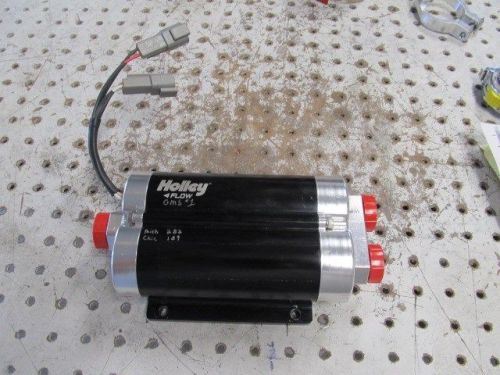 Nascar holley elec fuel pump p/n 12-1600-2 dual inlet 160 gph 471 miles