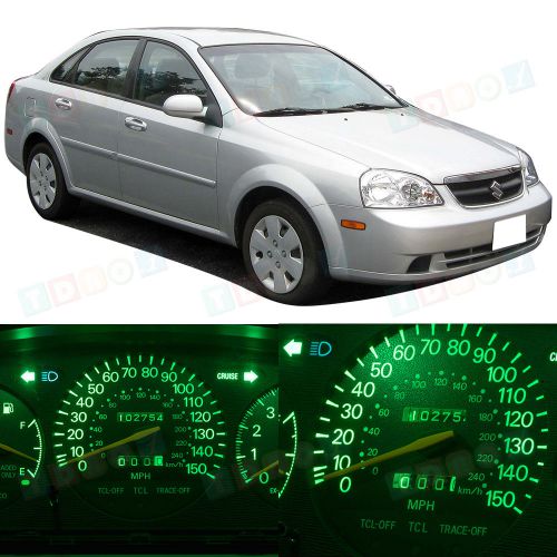 Led kit instrument gauge super green lights bulbs for 2007-2008 suzuki forenza