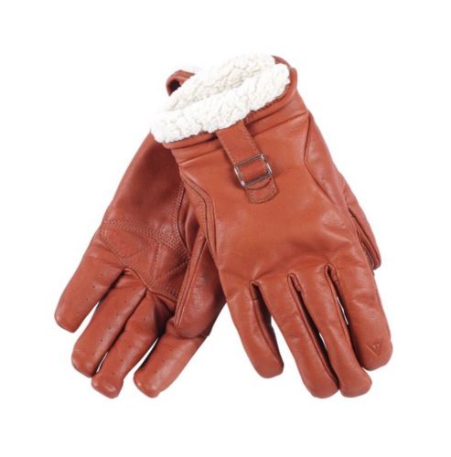 New - dainese guanto freeman gloves natural tan leather motorcycle fur size xs