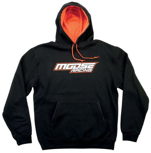 Moose racing men&#039;s 2017 velocity pullover hoodie sweatshirt (black) choose size