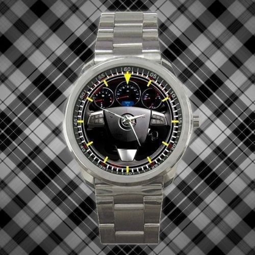 Rare !! 2011 cadillac cts sport wagon steering wheel - sport metal watch