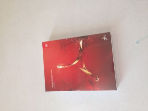 Adobe acrobat xi pro for windows (retail) (1 user/s) new, sealed. never used