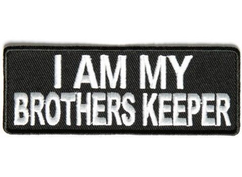 Brothers keeper patch suit bikie biker vest embroided for shirt cap helmet glove