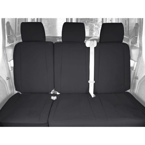 Caltrend synthetic leather seat cover rear new charcoal sedan for ns134-03lx