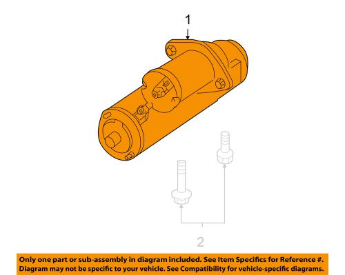 Gm oem-starter motor 89017845