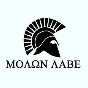 Molon labe windshield automotive vinyl decal sticker roman