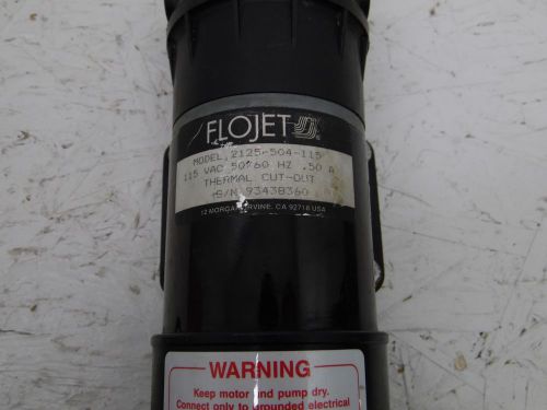 Flojet 2125-030-115 pump tested and works themal cut-out