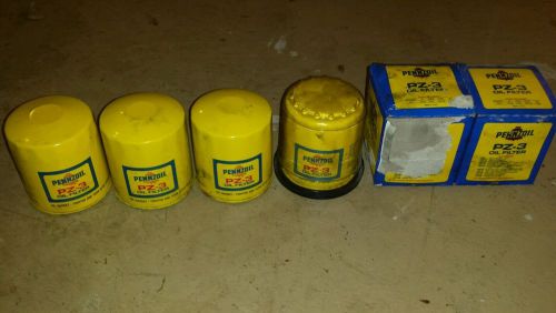 Vintage nos pennzoil pz-3 oil filters lot of 6