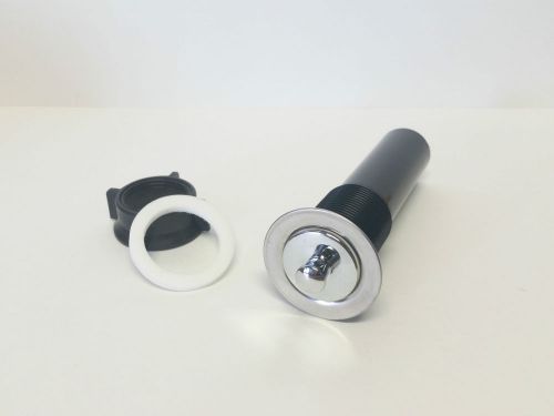 Strainer with pop-up stopper - 1-3/8" to 3/4" - chrome